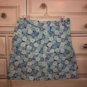 EP Pro Blue Floral Skort Size 6